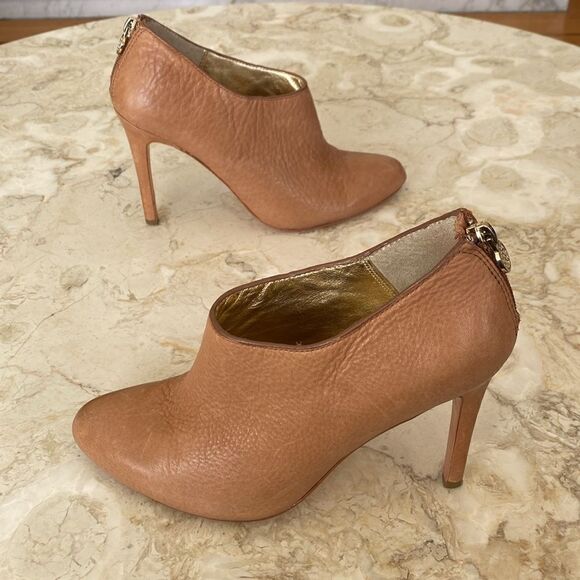 Coach Unna Leather Stiletto Heel Booties - Picture 6 of 12